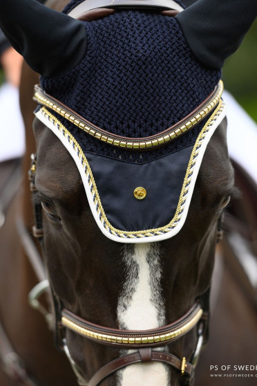 Een prachtig trenshoofdstel met een afneembare sperriem en een klassieke uitstraling Een prachtig trenshoofdstel met een afneembare sperriem en een klassieke uitstraling