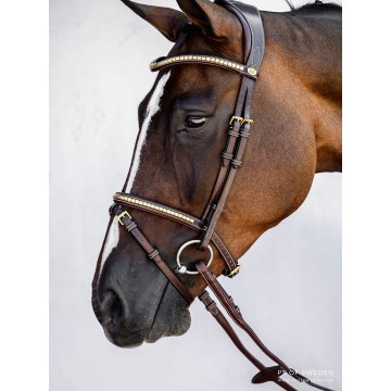 Details about   Preiswert Padded Crown Swedish Snaffle Bridle 