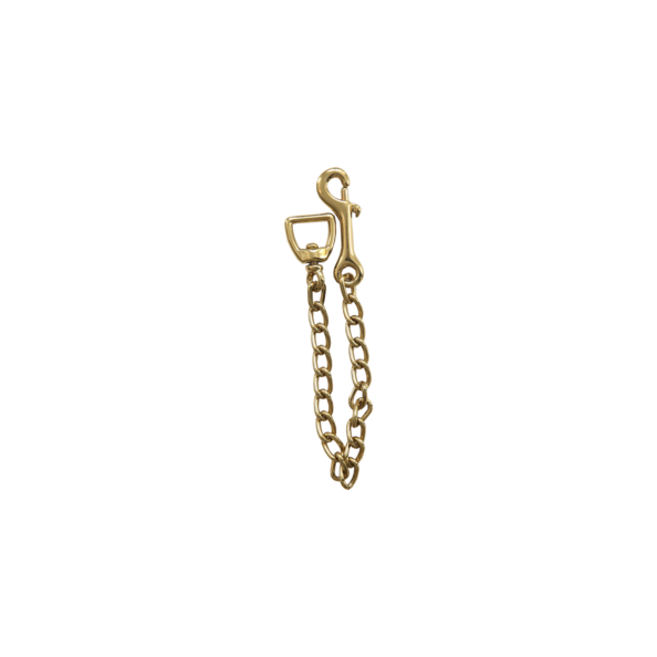 60cm long and gold colored to match the Stallion Lead and all of our halters. 60cm long and gold colored to match the Stallion Lead and all of our halters.