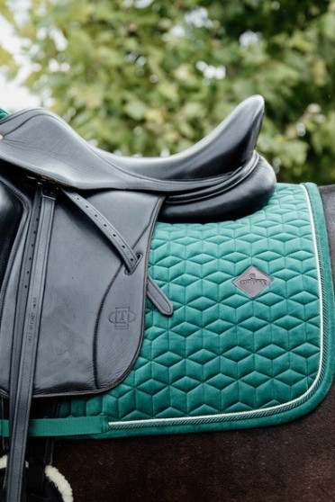 Sjabrak Velvet Dressage met dubbel gedraaide bies is zeer stijlvol en elegant Sjabrak Velvet Dressage met dubbel gedraaide bies is zeer stijlvol en elegant