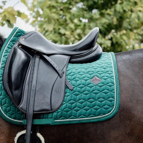 Sjabrak Velvet Dressage met dubbel gedraaide bies is zeer stijlvol en elegant Sjabrak Velvet Dressage met dubbel gedraaide bies is zeer stijlvol en elegant