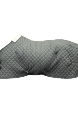 Zwarte staldeken van het kwaliteitsmerk Kentucky Horsewear.