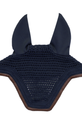 Kentucky Horsewear mutsje afgewerkt met een leren rand. Kentucky Horsewear mutsje afgewerkt met een leren rand.