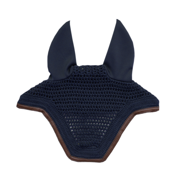 Kentucky Horsewear mutsje afgewerkt met een leren rand. Kentucky Horsewear mutsje afgewerkt met een leren rand.