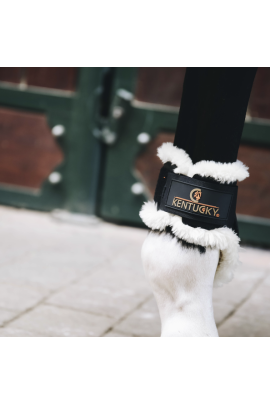 The Sheepskin Young Horse Fetlock Boots are the ideal choice for competing young horses. The Sheepskin Young Horse Fetlock Boots are the ideal choice for competing young horses.