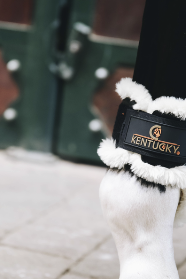 The Sheepskin Young Horse Fetlock Boots are the ideal choice for competing young horses. The Sheepskin Young Horse Fetlock Boots are the ideal choice for competing young horses.