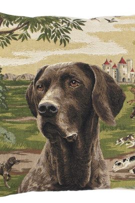 Mars & More Cushion Hunting 45x45 – Tapestry Dog Design