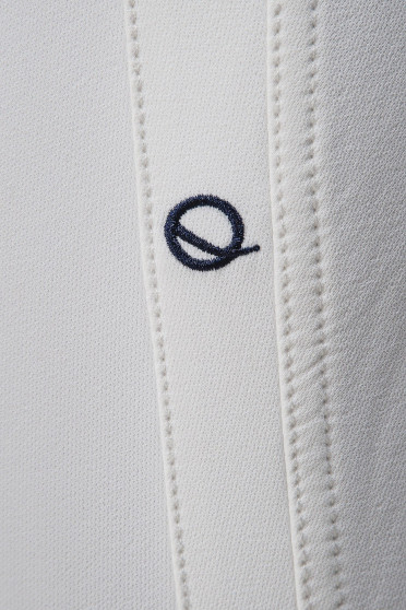 Knie grip rijbroek uit de Eqode collectie van het merk Equiline Knie grip rijbroek uit de Eqode collectie van het merk Equiline