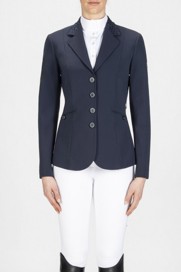 乗馬　EQUILINE 競技用ジャケットGIOIA 38ネイビー Equiline X-Cool Competition Jacket Gioia