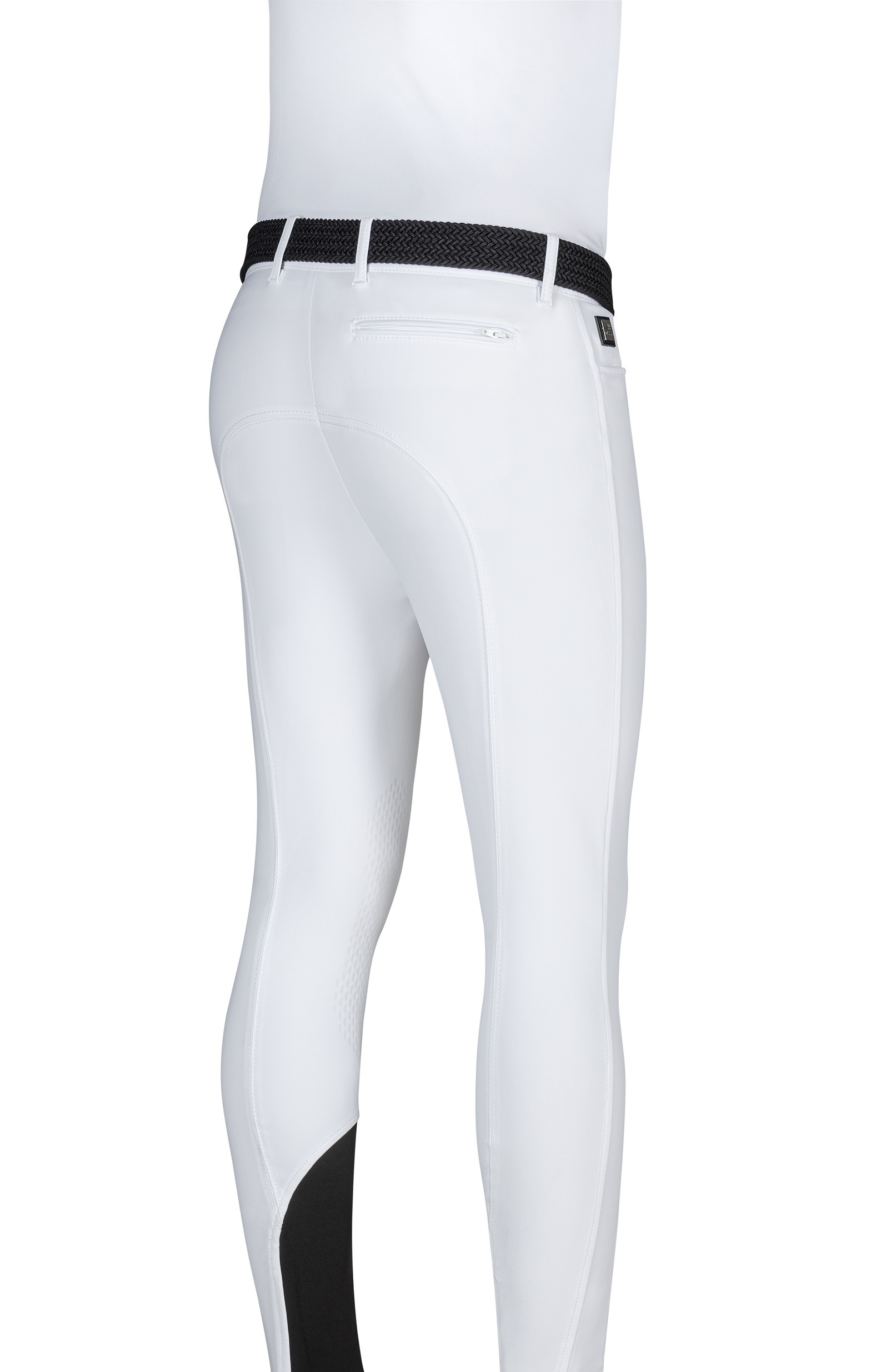 Equiline Men's Riding Breeches Grentk in een witte uitvoering, Extra soepel Equiline Men's Riding Breeches Grentk in een witte uitvoering, Extra soepel