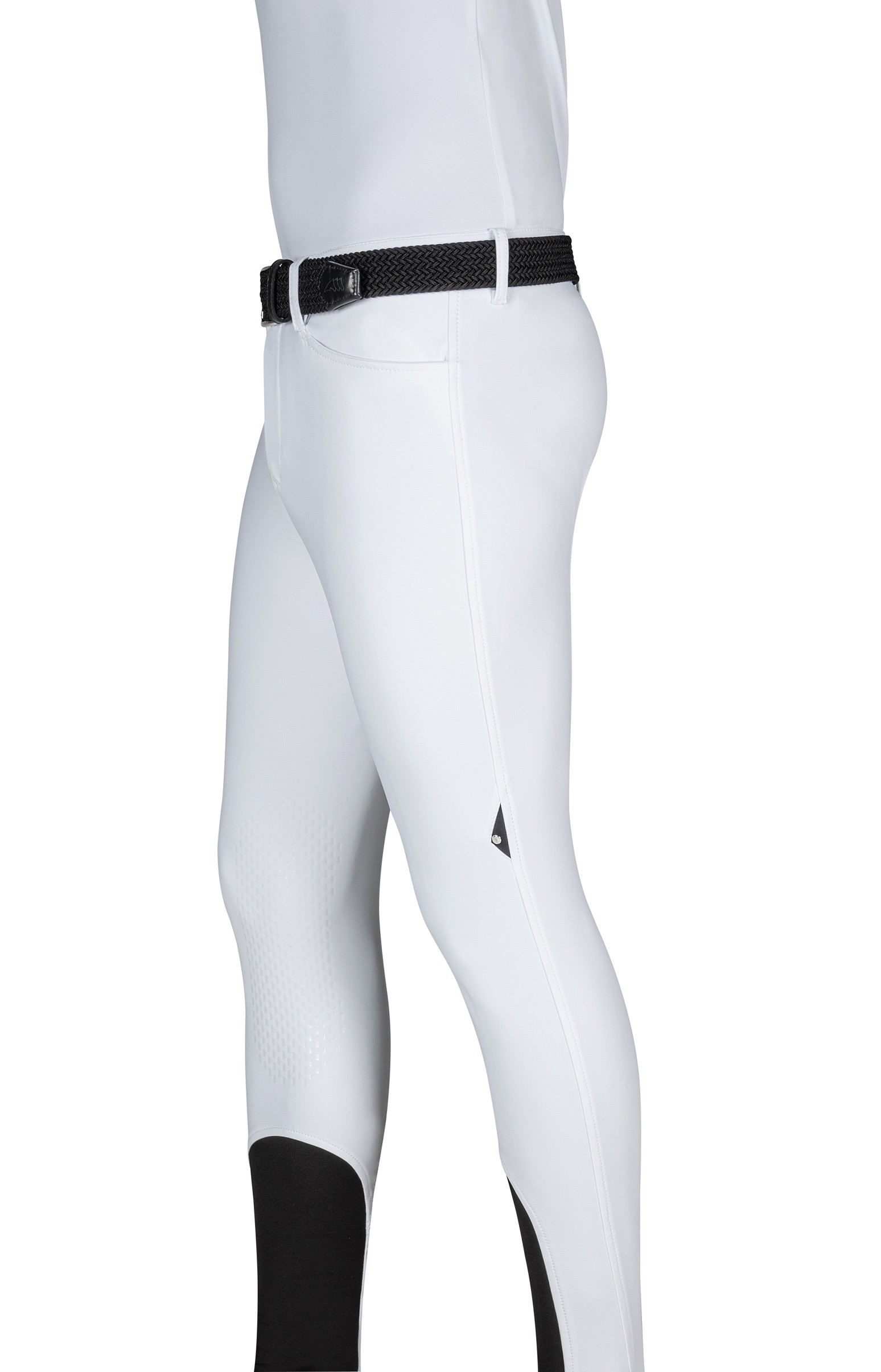 Equiline Men's Riding Breeches Grentk in een witte uitvoering, Extra soepel Equiline Men's Riding Breeches Grentk in een witte uitvoering, Extra soepel