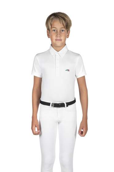 Equiline Junior Boy's Polo Jeremyk Equiline Junior Boy's Polo Jeremyk