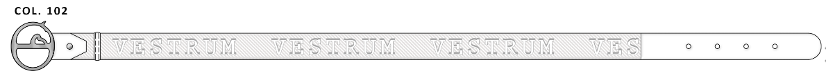 Ridershouse: Vestrum Pozzallo Riem Wit - Gesp Zilver De riem is zeer elastische.