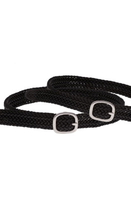 Stübben Sporenriemen 45 cm Zwart Nylon