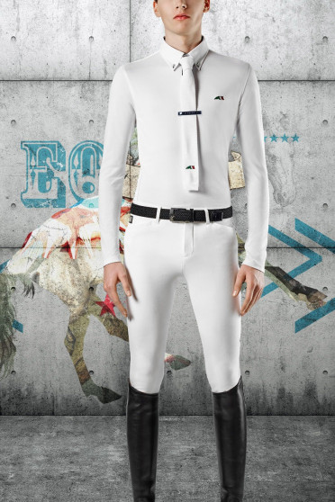 Equiline Mannen Wedstrijdshirt Hans Equiline Mannen Wedstrijdshirt Hans