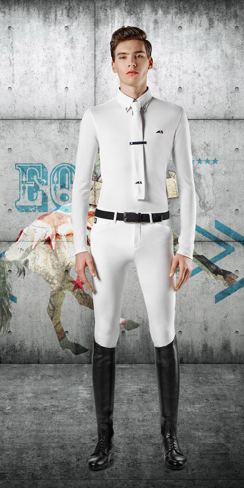 Equiline Mannen Wedstrijdshirt Hans Equiline Mannen Wedstrijdshirt Hans