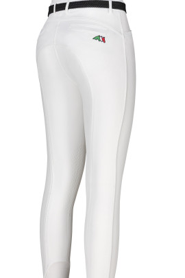 Equiline Junior Girl's Knee Grip Riding Breeches Jinak, kinderbroek wit Equiline Junior Girl's Knee Grip Riding Breeches Jinak, kinderbroek wit