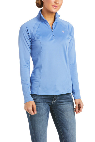 Ariat Sunstopper 1/4 Zip Baselayer Blue 