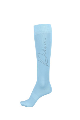 Pikeur Knee Socks With Rhinestuds Aquamirine