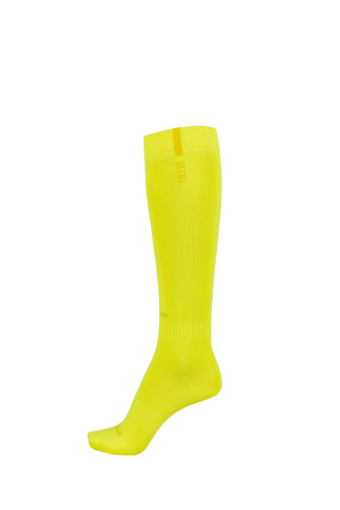 Pikeur Knee Socks Sporty Neon, Lange sokken met een verstevigde voet