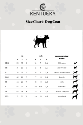 Kentucky Dogwear Dog Coat Reflective & Water Repellent Kentucky Dogwear Dog Coat Reflective & Water Repellent