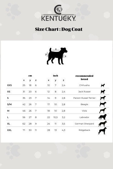 Kentucky Dogwear Dog Coat Reflective & Water Repellent Kentucky Dogwear Dog Coat Reflective & Water Repellent