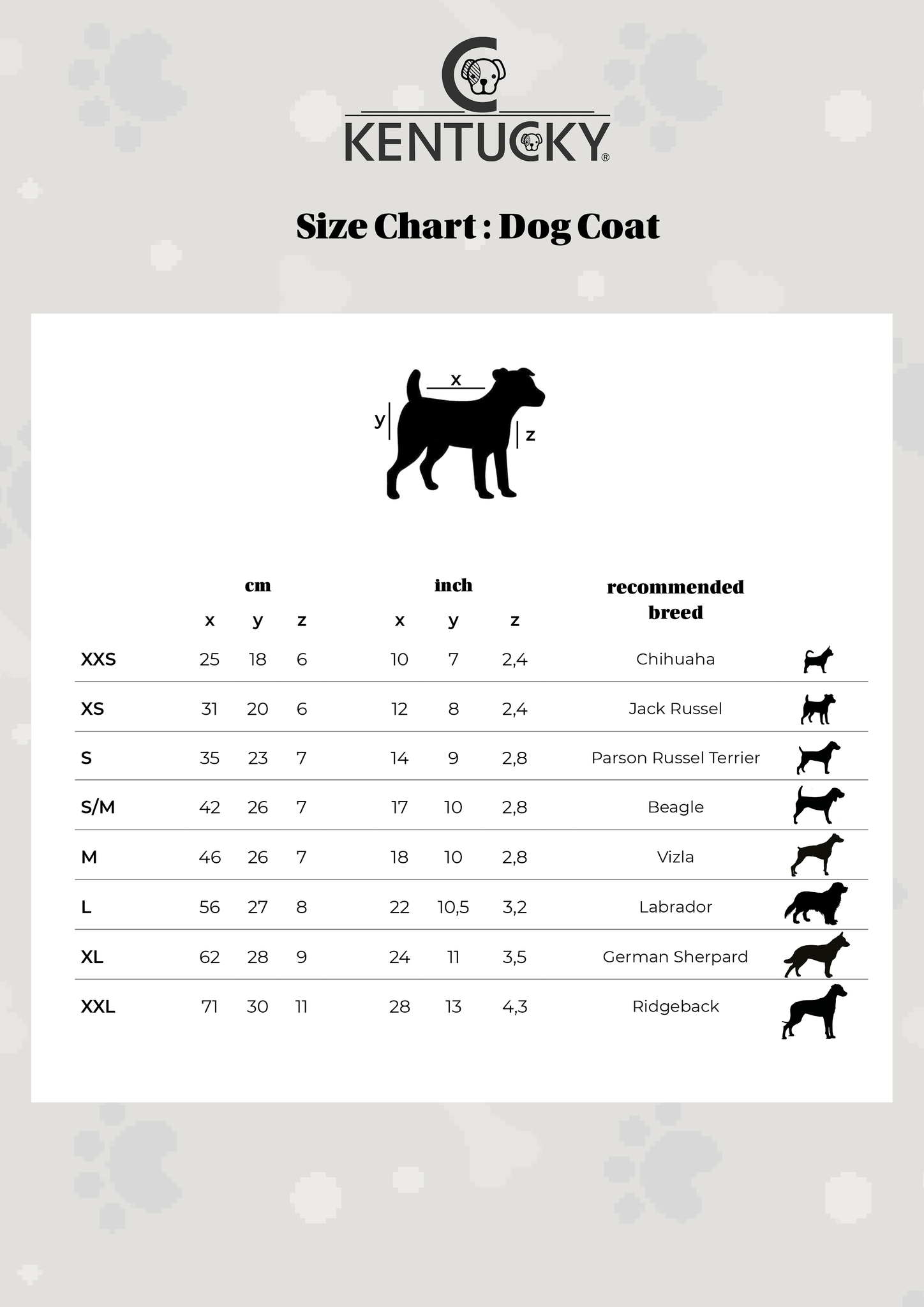 Kentucky Dogwear Dog Coat Reflective & Water Repellent Kentucky Dogwear Dog Coat Reflective & Water Repellent