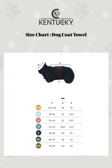 Kentucky Dogwear Dog Coat Towel Kentucky Dogwear Dog Coat Towel