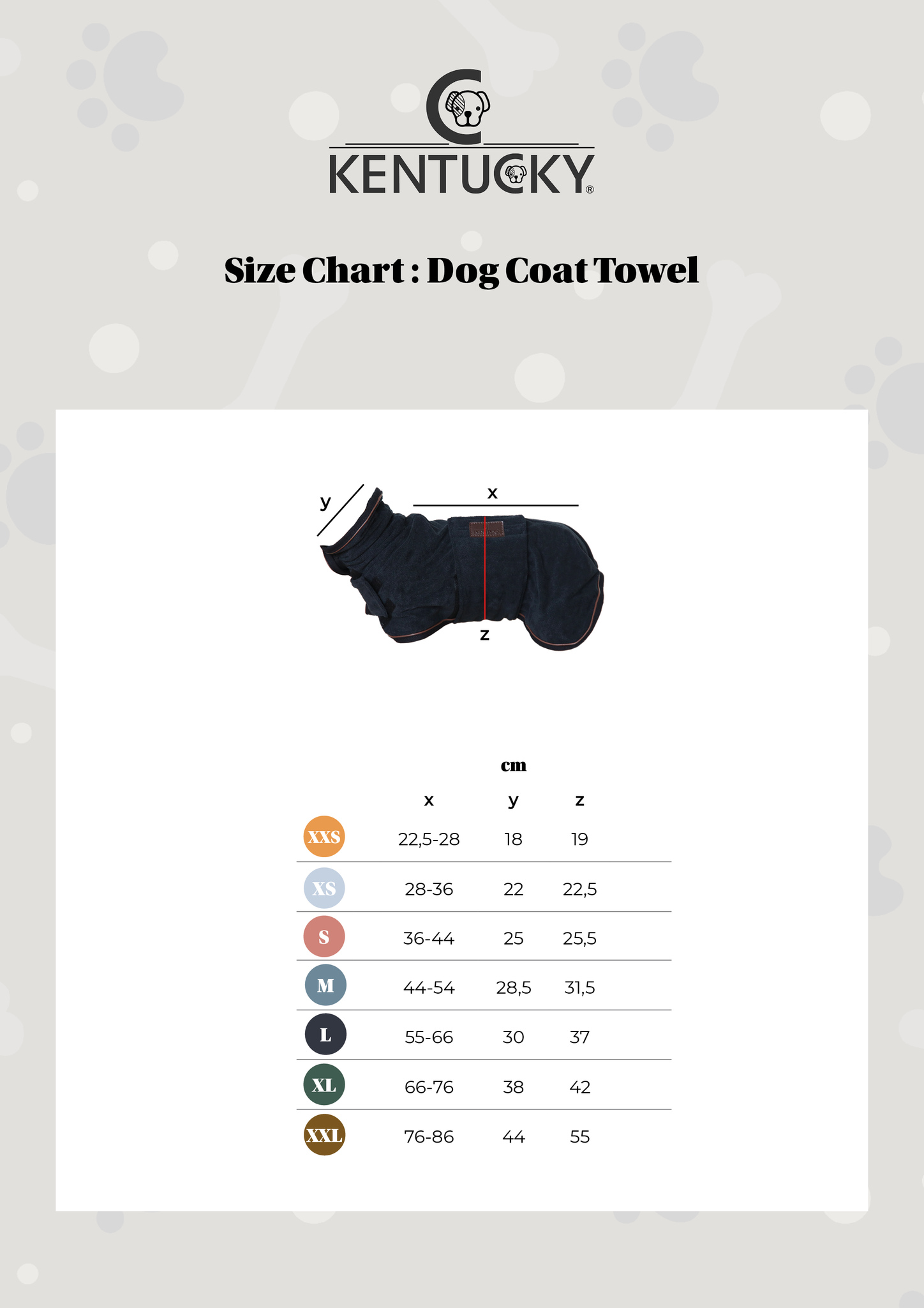 Kentucky Dogwear Dog Coat Towel Kentucky Dogwear Dog Coat Towel