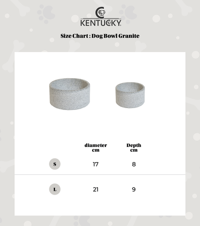 Kentucky Dogwear Dog Bowl Granite Kentucky Dogwear Dog Bowl Granite