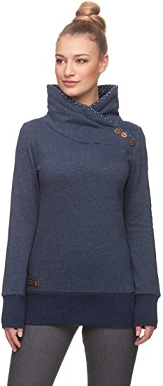 Ragwear Women's Sweatshirt Nest Indigo Blue Ragwear Women's Sweatshirt Nest Indigo Blue