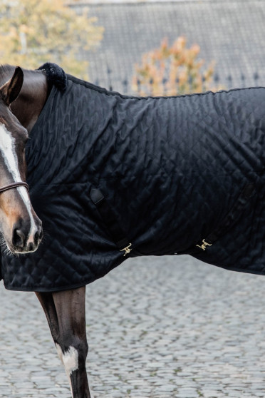Kentucky Horsewear Stable Rug 0GR Zwart-Zwart, met zachte voering Kentucky Horsewear Stable Rug 0GR Zwart-Zwart, met zachte voering