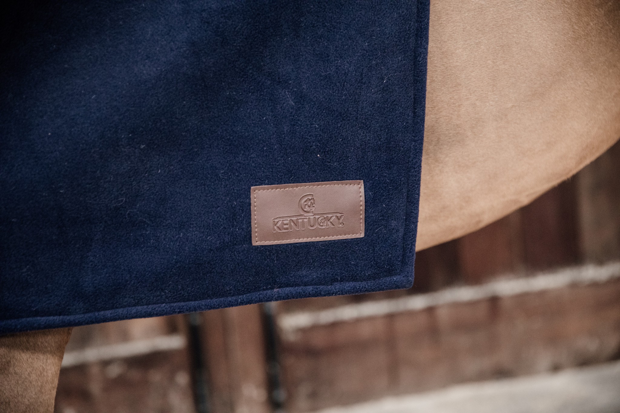 Kentucky Horsewear Heavy Fleece Horse Scarf Navy Kentucky Horsewear Heavy Fleece Horse Scarf Navy