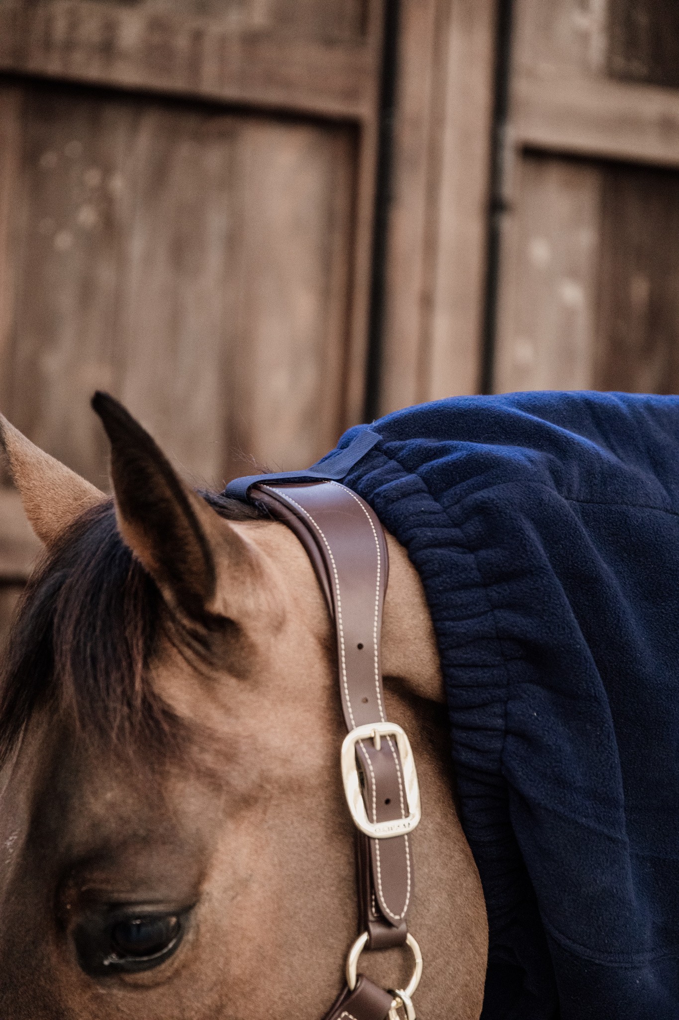 Kentucky Horsewear Heavy Fleece Horse Scarf Navy Kentucky Horsewear Heavy Fleece Horse Scarf Navy
