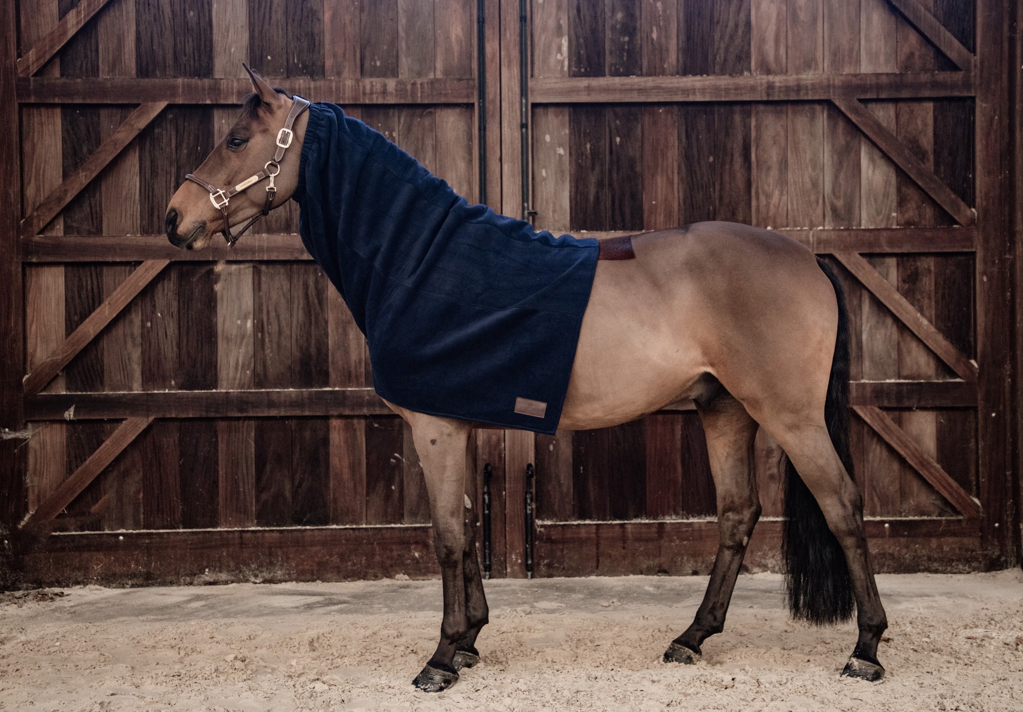 Kentucky Horsewear Heavy Fleece Horse Scarf Navy Kentucky Horsewear Heavy Fleece Horse Scarf Navy