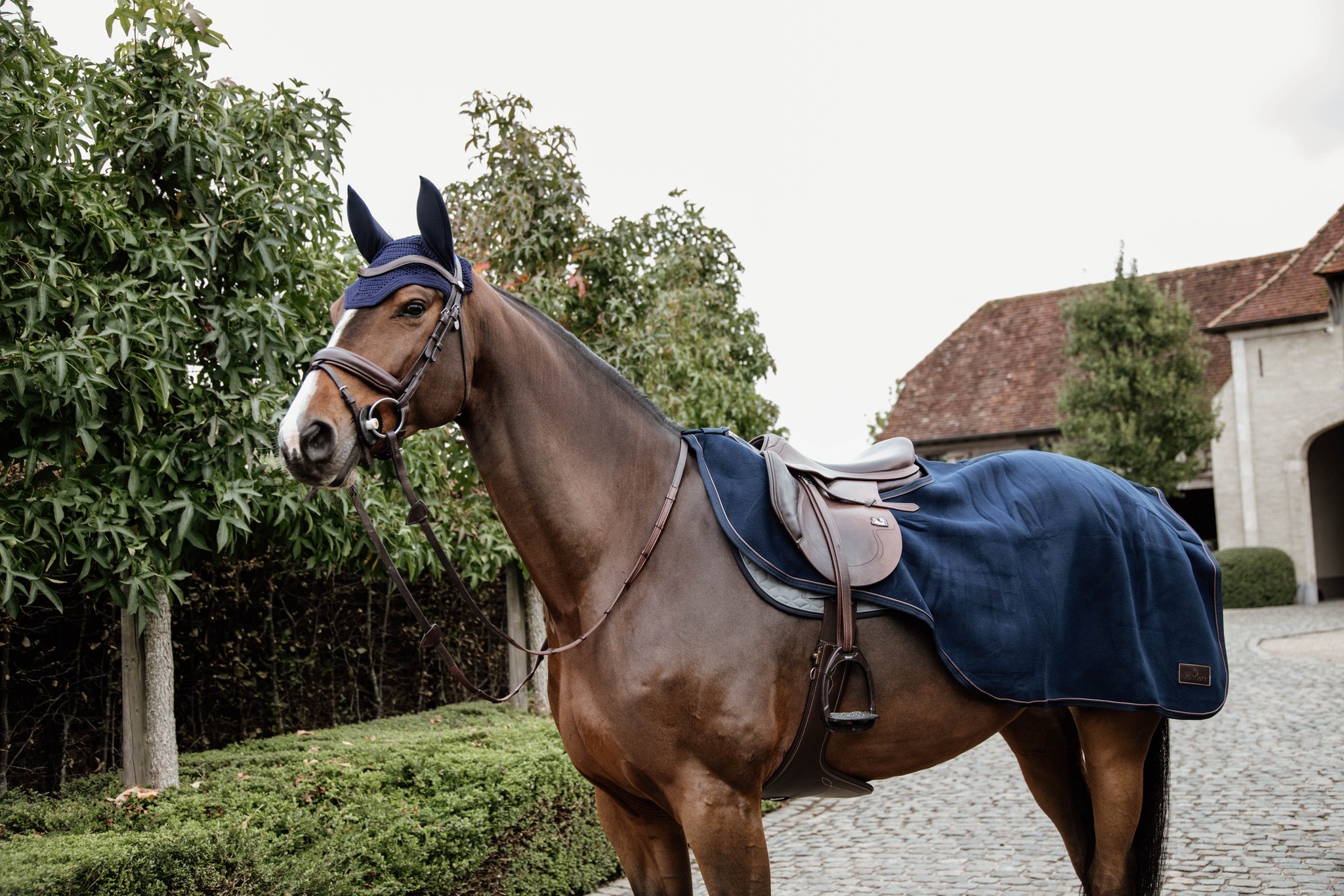 Kentucky Horsewear Riding Rug Heavy Fleece Navy, gemaakt van een kwaliteitsvolle fleece Kentucky Horsewear Riding Rug Heavy Fleece Navy, gemaakt van een kwaliteitsvolle fleece