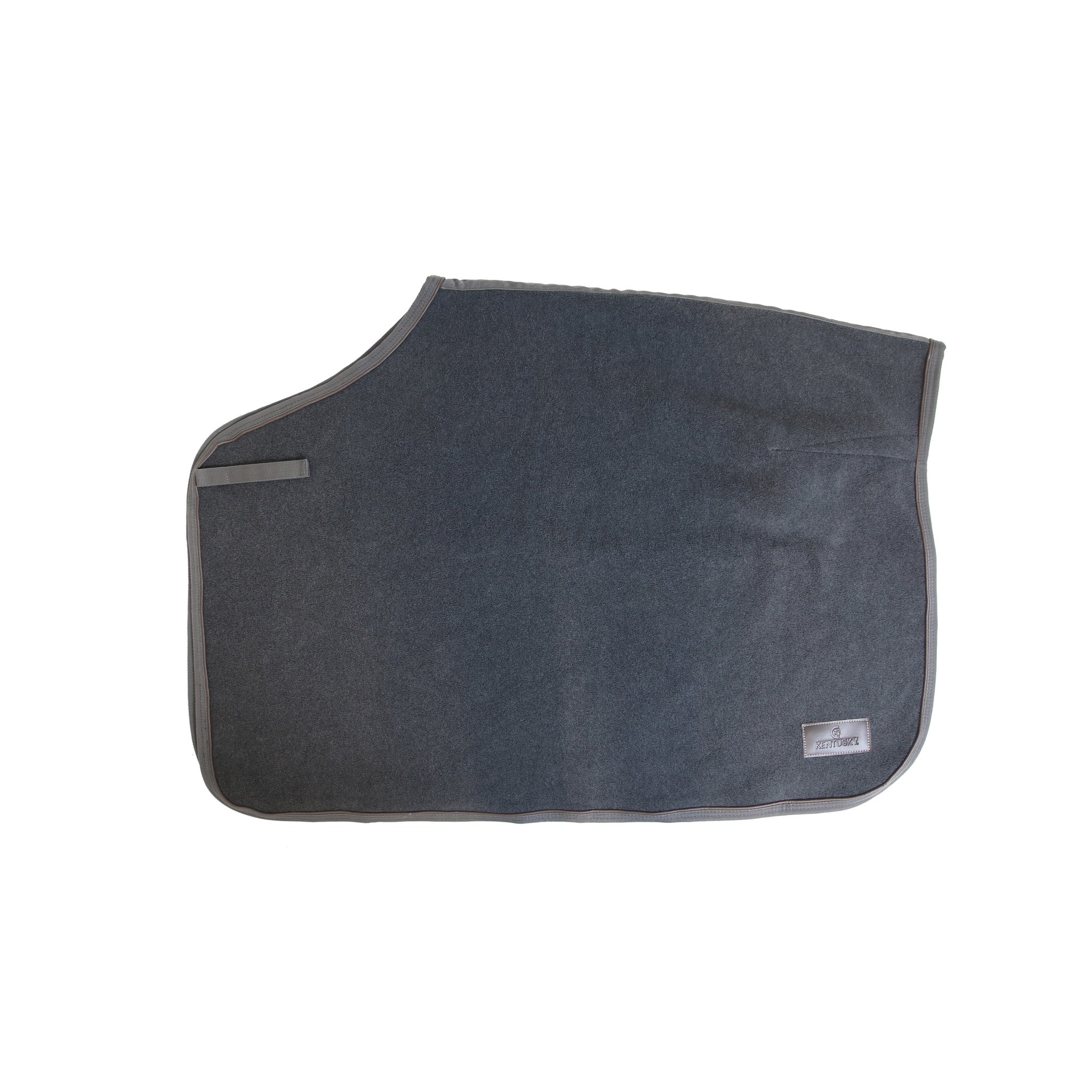 Quarter Rug Heavy Fleece Grey De deken is gemaakt uit dezelfde stof als dat van onze populaire Fleece Rug Heavy