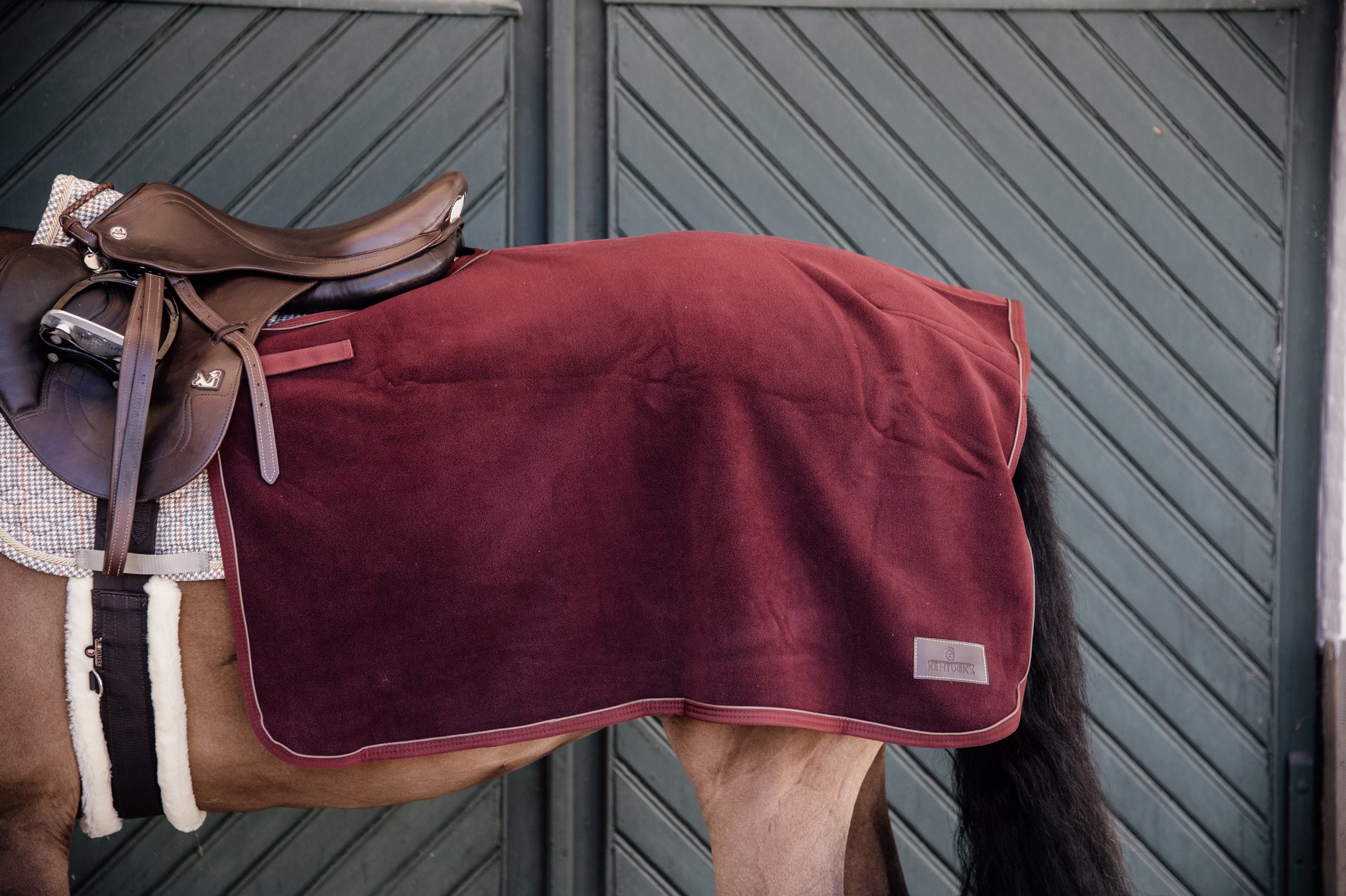 Kentucky Horsewear Quarter Rug Heavy Fleece Bordeaux Kentucky Horsewear Quarter Rug Heavy Fleece Bordeaux