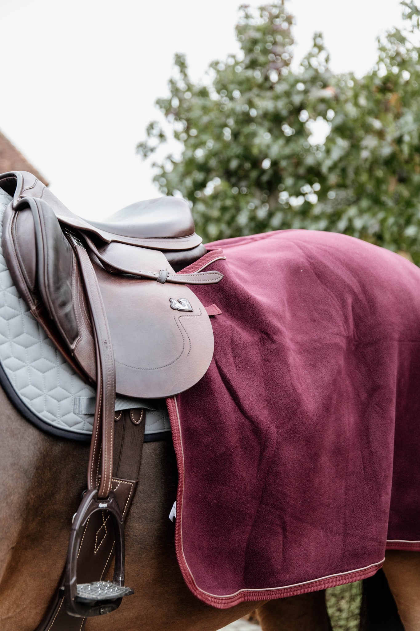 Kentucky Horsewear Quarter Rug Heavy Fleece Bordeaux Kentucky Horsewear Quarter Rug Heavy Fleece Bordeaux