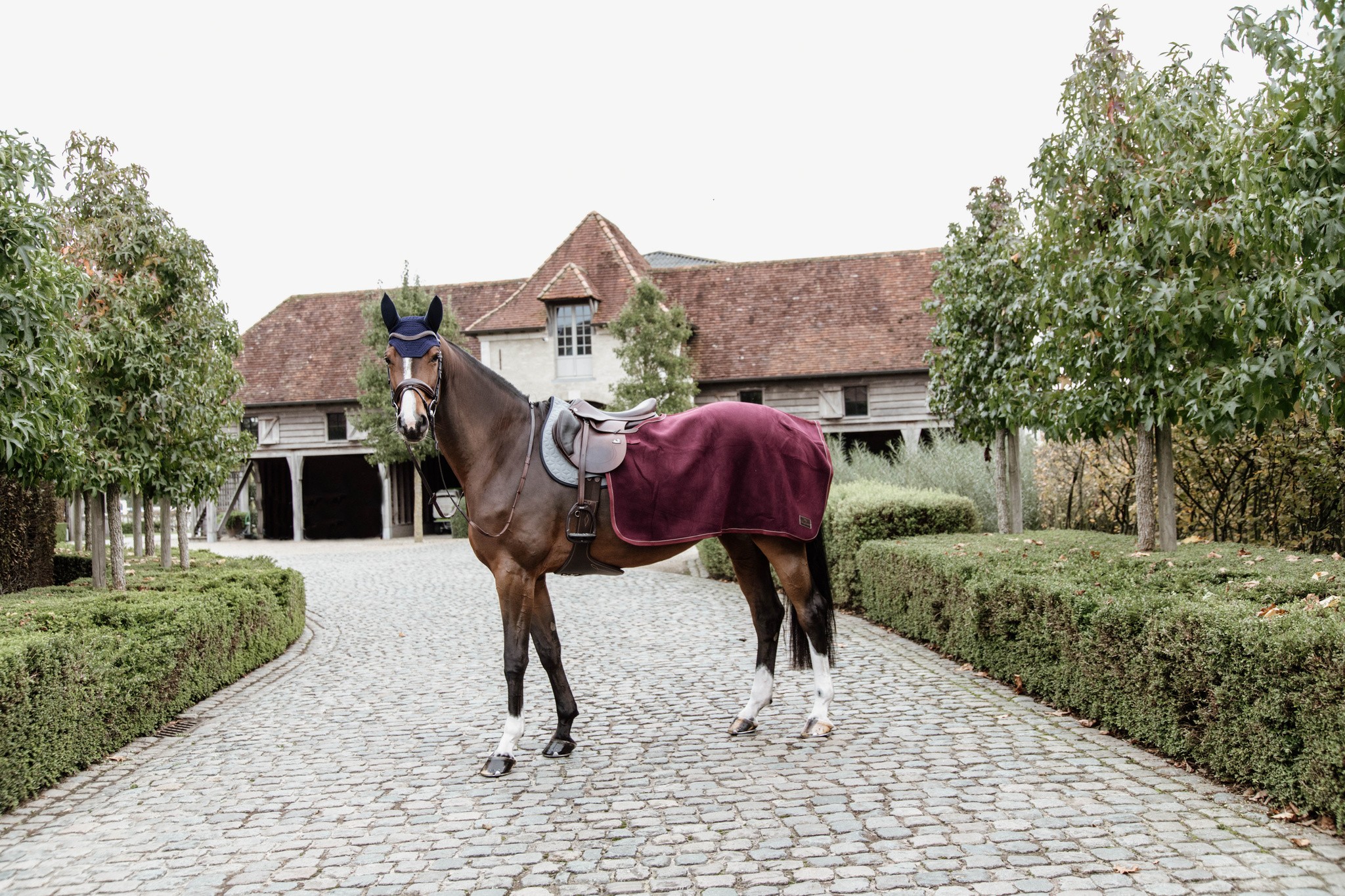 Kentucky Horsewear Quarter Rug Heavy Fleece Bordeaux Kentucky Horsewear Quarter Rug Heavy Fleece Bordeaux