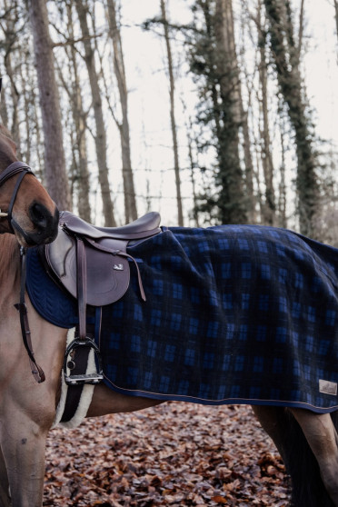 Kentucky Horsewear Quarter Rug Heavy Fleece Check Printing Kentucky Horsewear Quarter Rug Heavy Fleece Check Printing