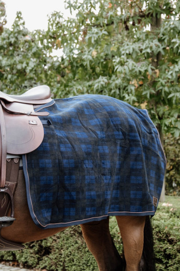 Kentucky Horsewear Quarter Rug Heavy Fleece Check Printing Kentucky Horsewear Quarter Rug Heavy Fleece Check Printing