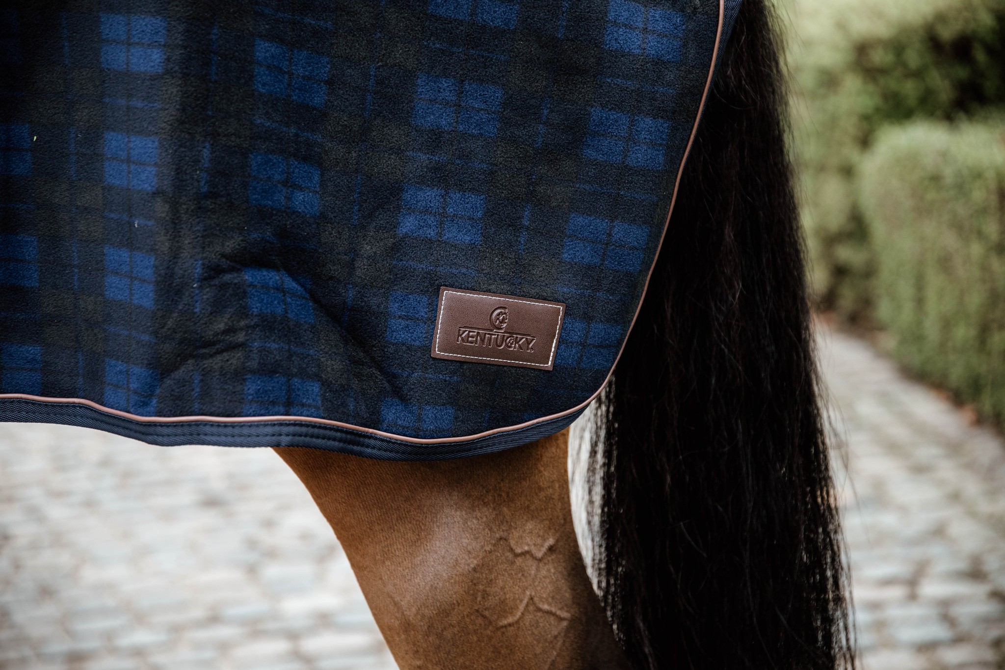 Kentucky Horsewear Quarter Rug Heavy Fleece Check Printing Kentucky Horsewear Quarter Rug Heavy Fleece Check Printing