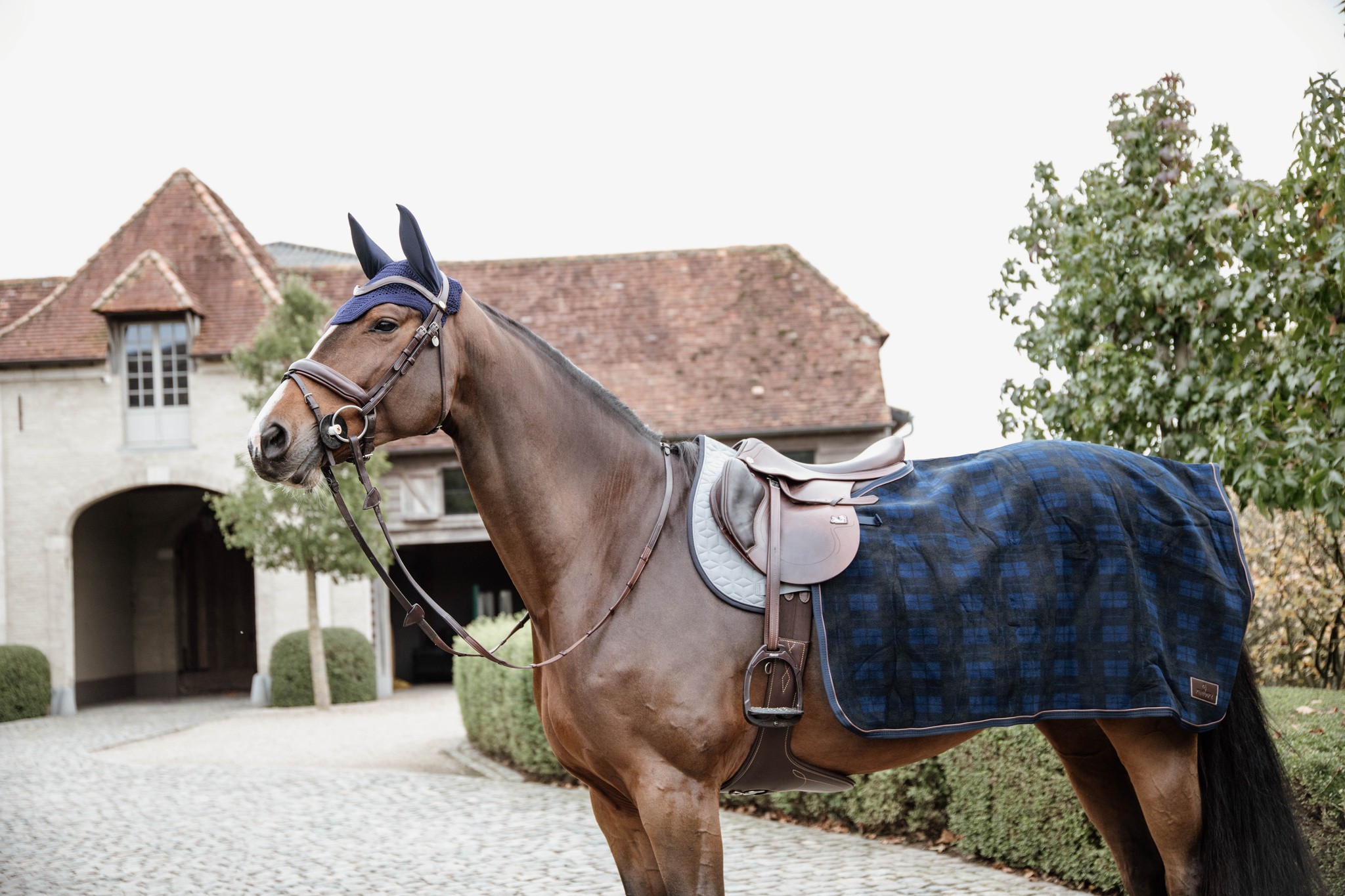 Kentucky Horsewear Quarter Rug Heavy Fleece Check Printing Kentucky Horsewear Quarter Rug Heavy Fleece Check Printing