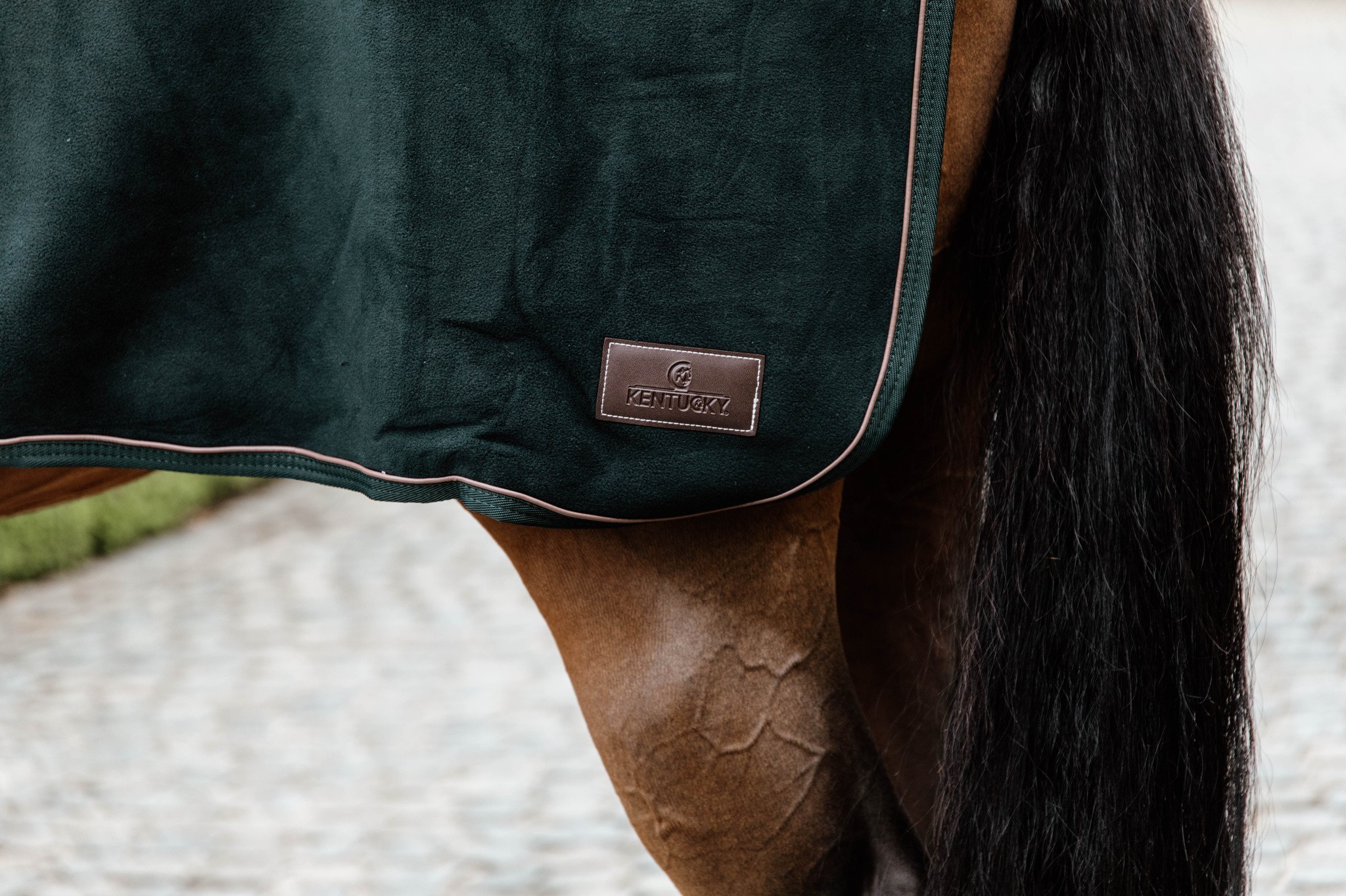 Kentucky Horsewear Quarter Rug Heavy Fleece Pine Green Kentucky Horsewear Quarter Rug Heavy Fleece Pine Green