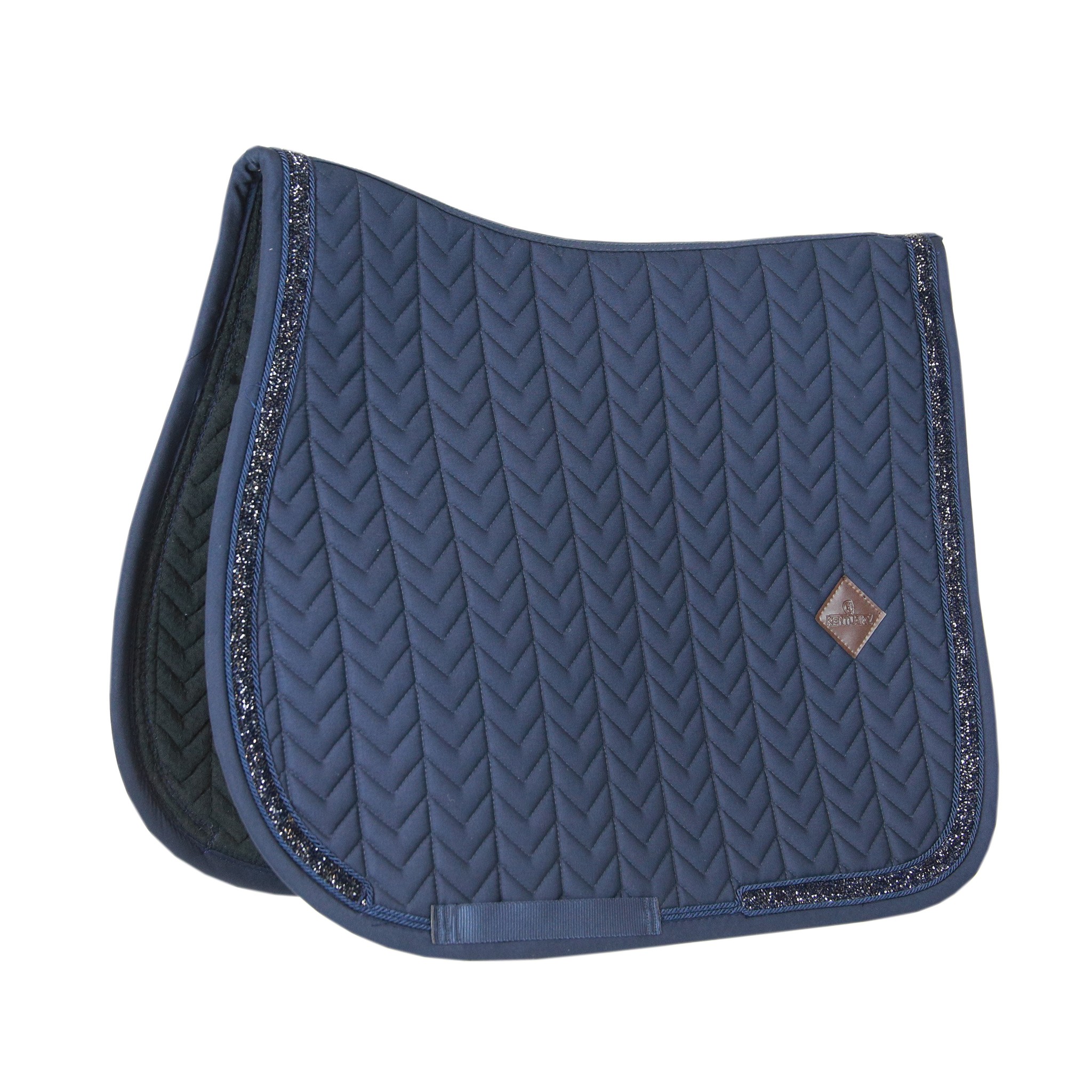 Kentucky Saddlepad Glitter Stone Dressage Fishbone desing in 2 colors Kentucky Saddlepad Glitter Stone Dressage Fishbone desing in 2 colors