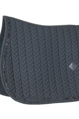 Kentucky Zadeldoek Glitter Stone Dressage in de kleuren blauw en zwart Kentucky Zadeldoek Glitter Stone Dressage in de kleuren blauw en zwart