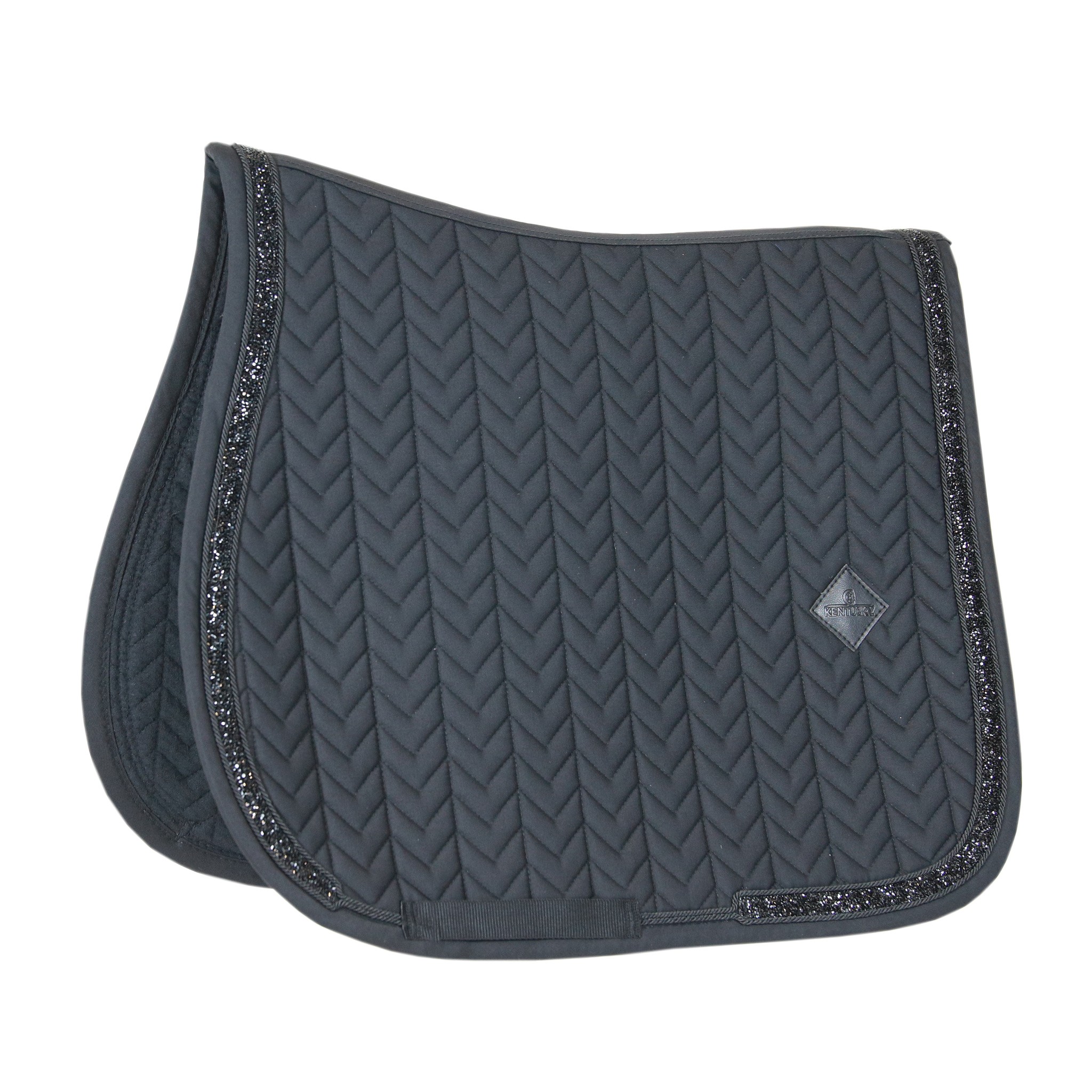 Kentucky Saddlepad Glitter Stone Dressage Fishbone desing in 2 colors Kentucky Saddlepad Glitter Stone Dressage Fishbone desing in 2 colors