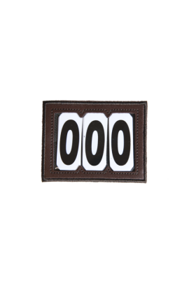 Kentucky Horsewear Head Number PVC Velcro 3 Numbers