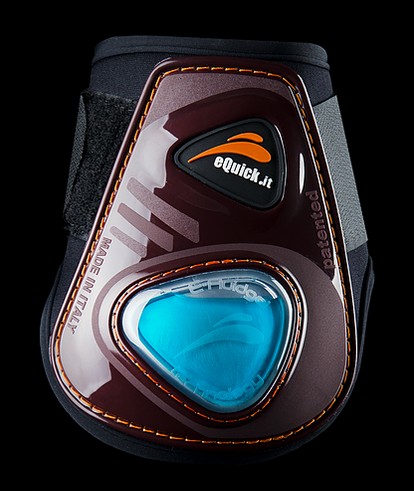 eQuick eShock Rear Velcro Fetlock Boots Young Horse